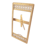 Victorian brass photo frame