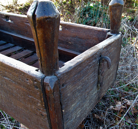 Berceau balançant fait main, 1800