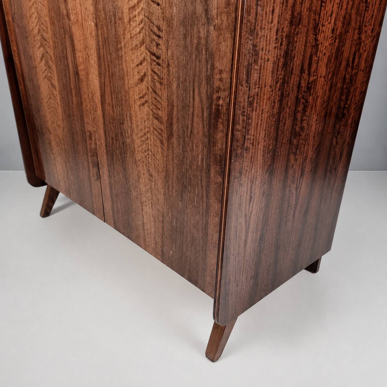 Vintage Wardrobe in Walnut by Tatra Nabytok, 1970s