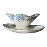 A.Lesacqz and M.Bouchart earthenware gravy boat, ST Amand
