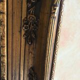 Golden mirror - 78x65cm