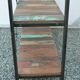 Industrial shelf in iron and wood