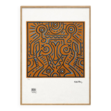 Keith Haring. Numbered colour silkscreen. 1990s.