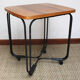 Wood and metal table