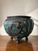 Cache pot bronze cloisonné meiji (fin 19eme).