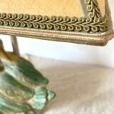 Vintage ceramic duck lamp