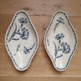 2 Terre de Fer Carnations trays