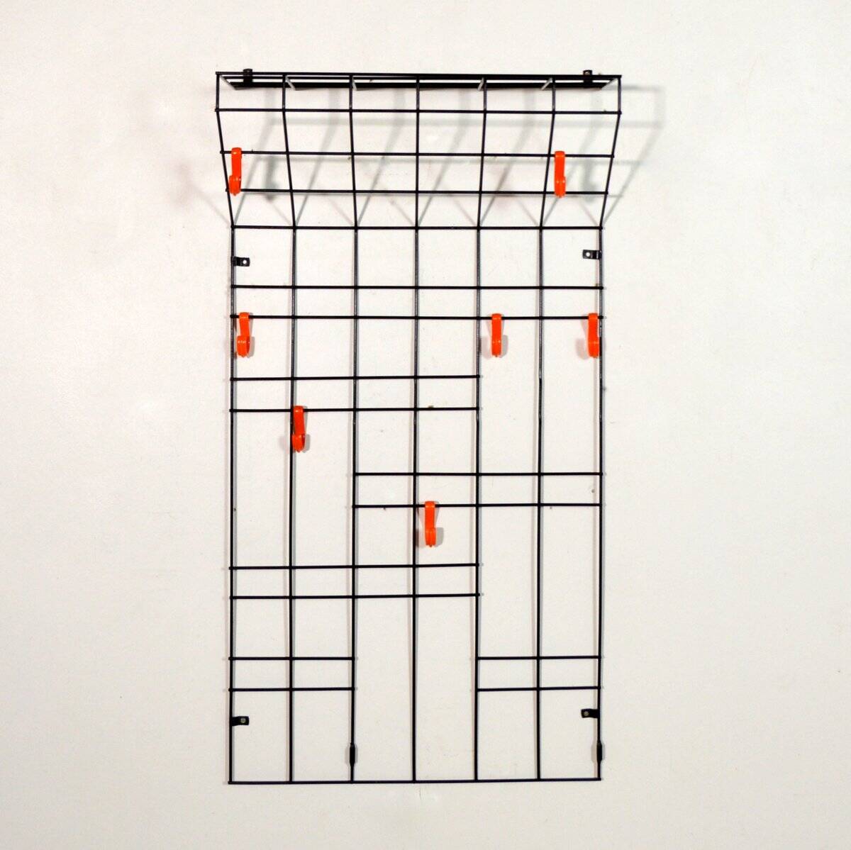 Wire coat rack by Karl Fichtel for Drahtwerke Erlau 1950s