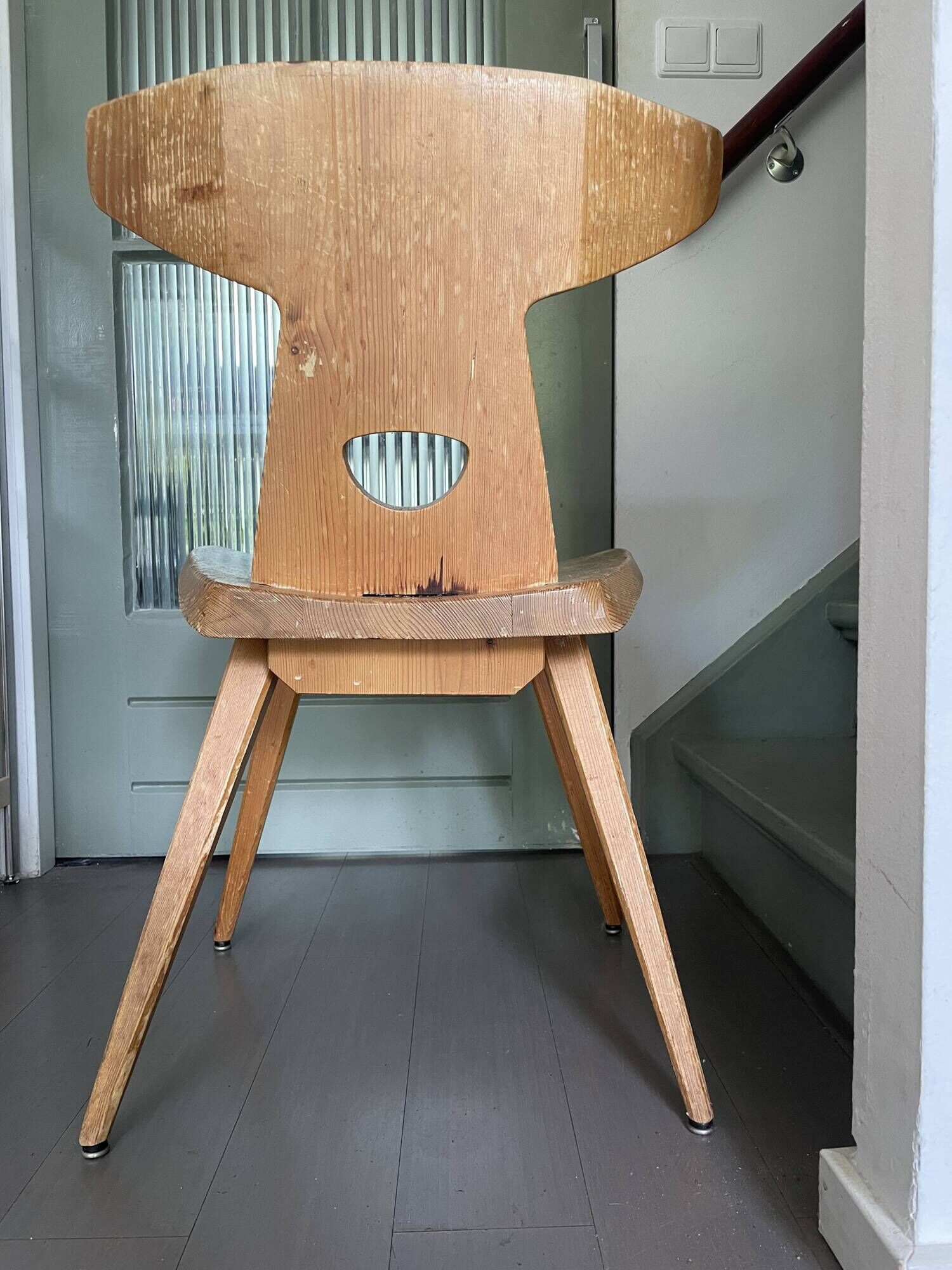 Jacob Kielland-Brandt Pine Chair 1960's