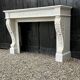 Louis XVI Fireplace In White Carrara Marble Circa 1880