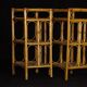 Pair of rattan bedside tables