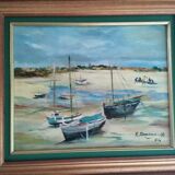 Peinture à l'huile La marée basse