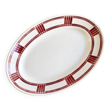 Oval dish Badonviller 30's