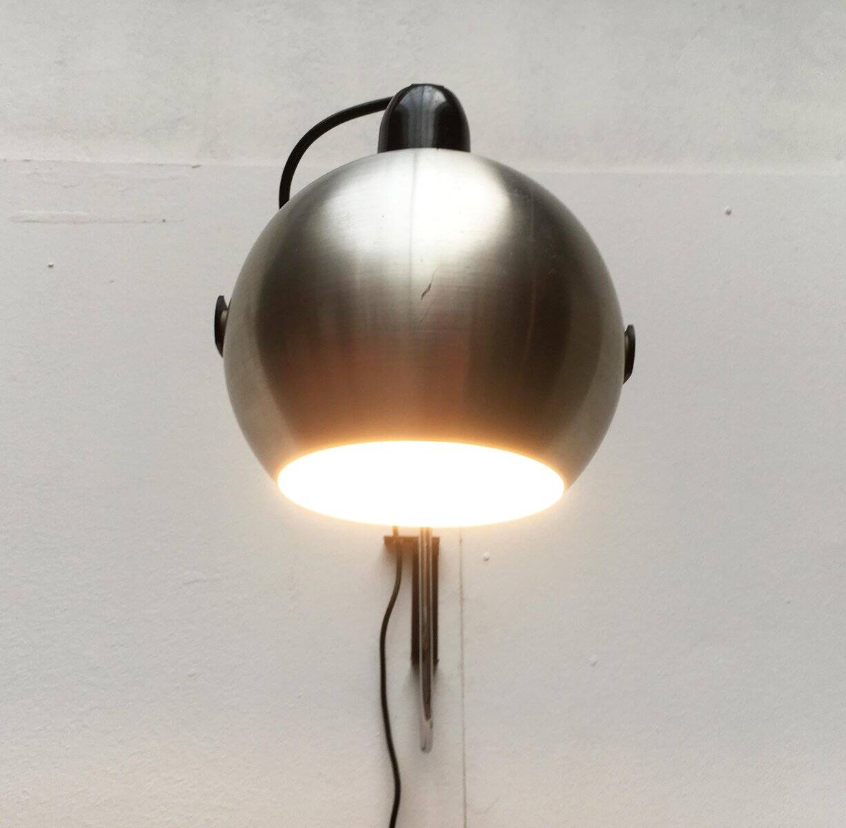 Mid-century space age wall lamp by Anvia