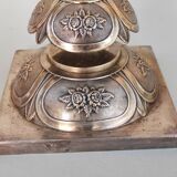 Silverplated candlestick