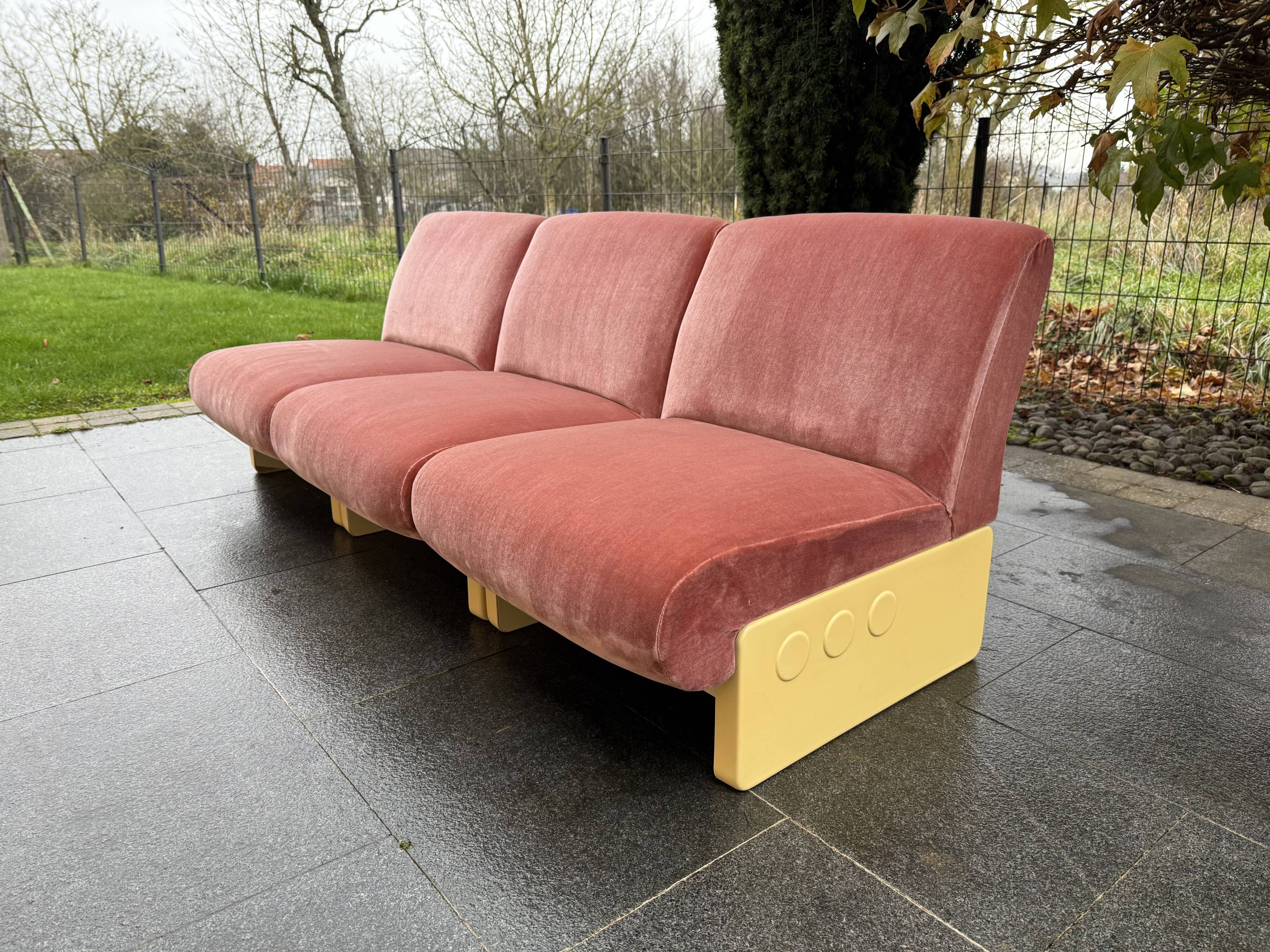 1970s modular sofa and armchairs