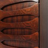 Belgian Mid-Century Rosewood Highboard, 1960s