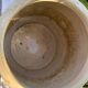 Light beige stoneware jar
