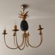 Pineapple chandelier from the 70'S in brass