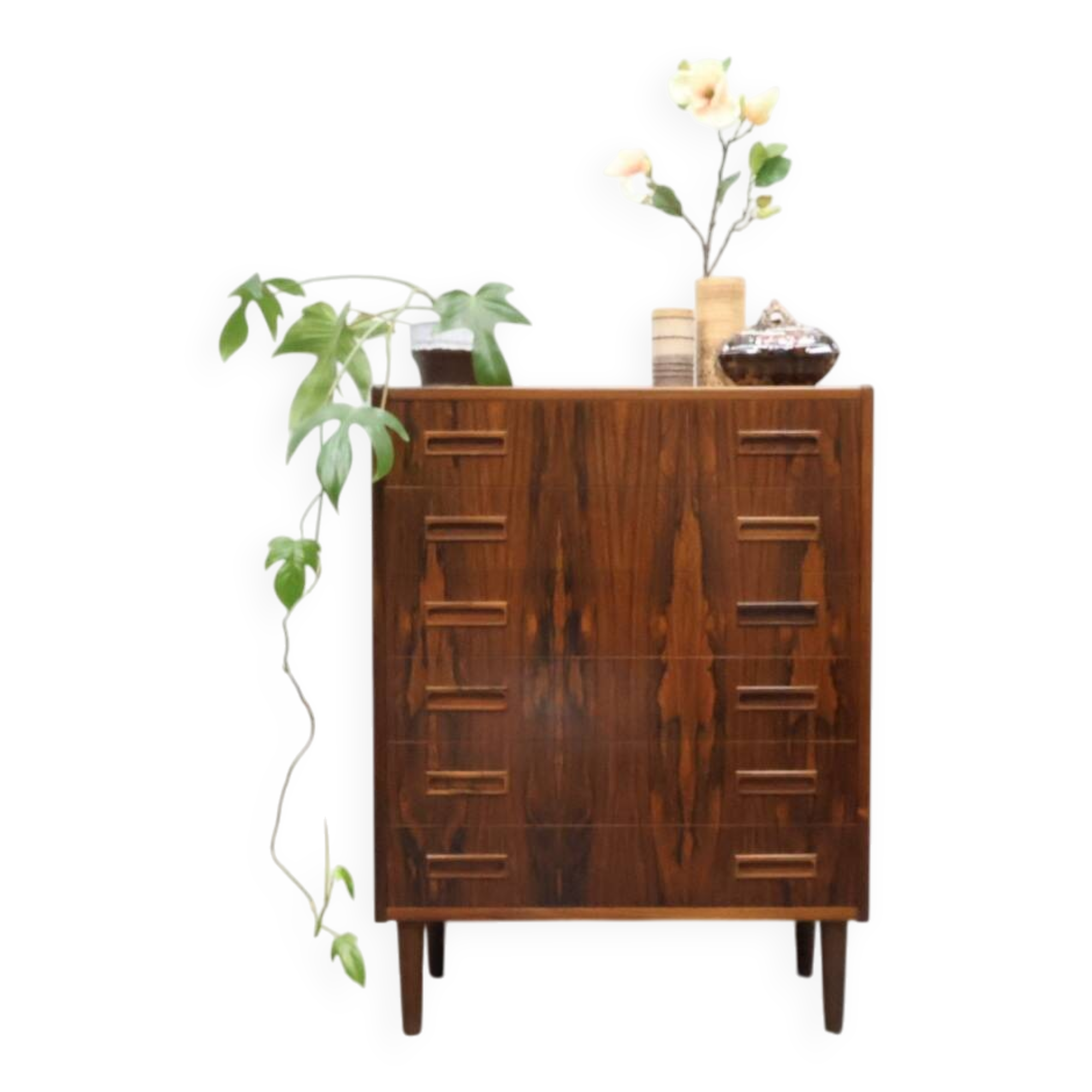 Deense ladekast palissander P. Westergaard vintage