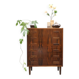 Deense ladekast palissander P. Westergaard vintage