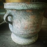 Old terracotta pot