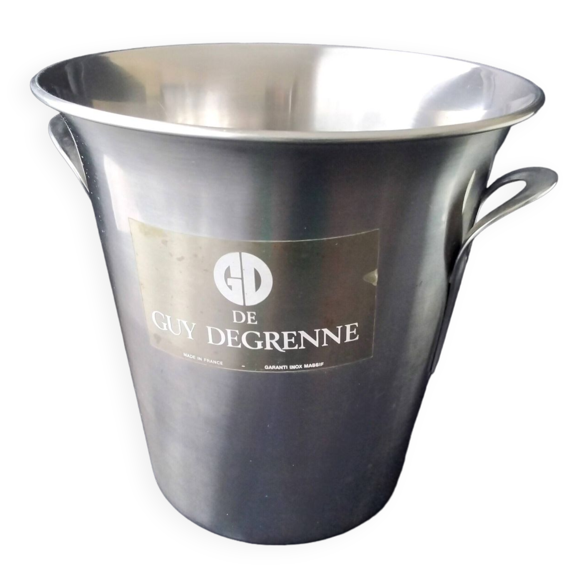 Guy Degrenne satin stainless steel champagne bucket