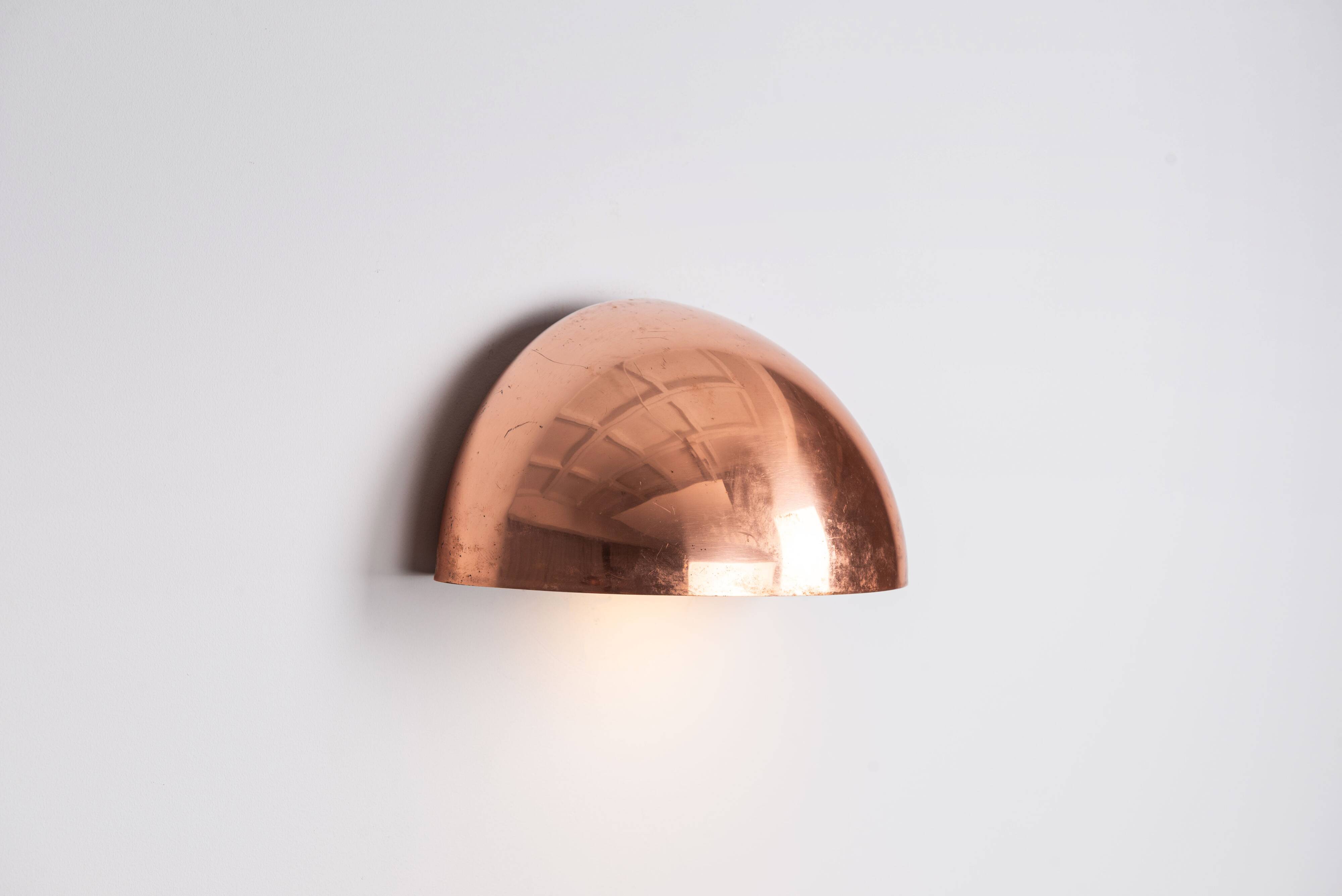 Horn Belysning Type 6650 wall lamp in copper
