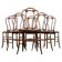 Art Nouveau Beech Café Chairs by W. Giessing, 1930s, Set of 6
