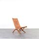 Folding Chair by Ángel Pazmiño for Muebles de Estilo, 1960s.