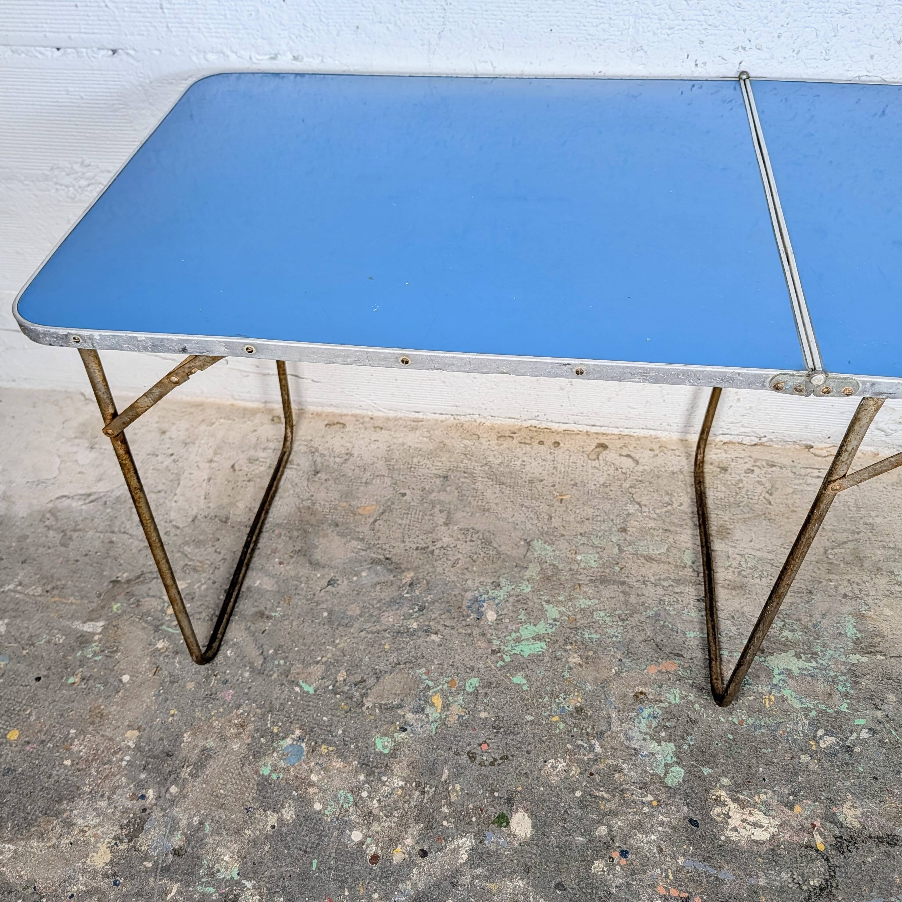 Vintage folding camping table