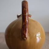 Coloquinte pitcher in glazed ceramic 60s/70s