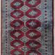 Bukhara-samarkand rug 188 x 126 cm clean tbe
