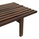 Slatted bench table wenge wood Martin Visser style 60's