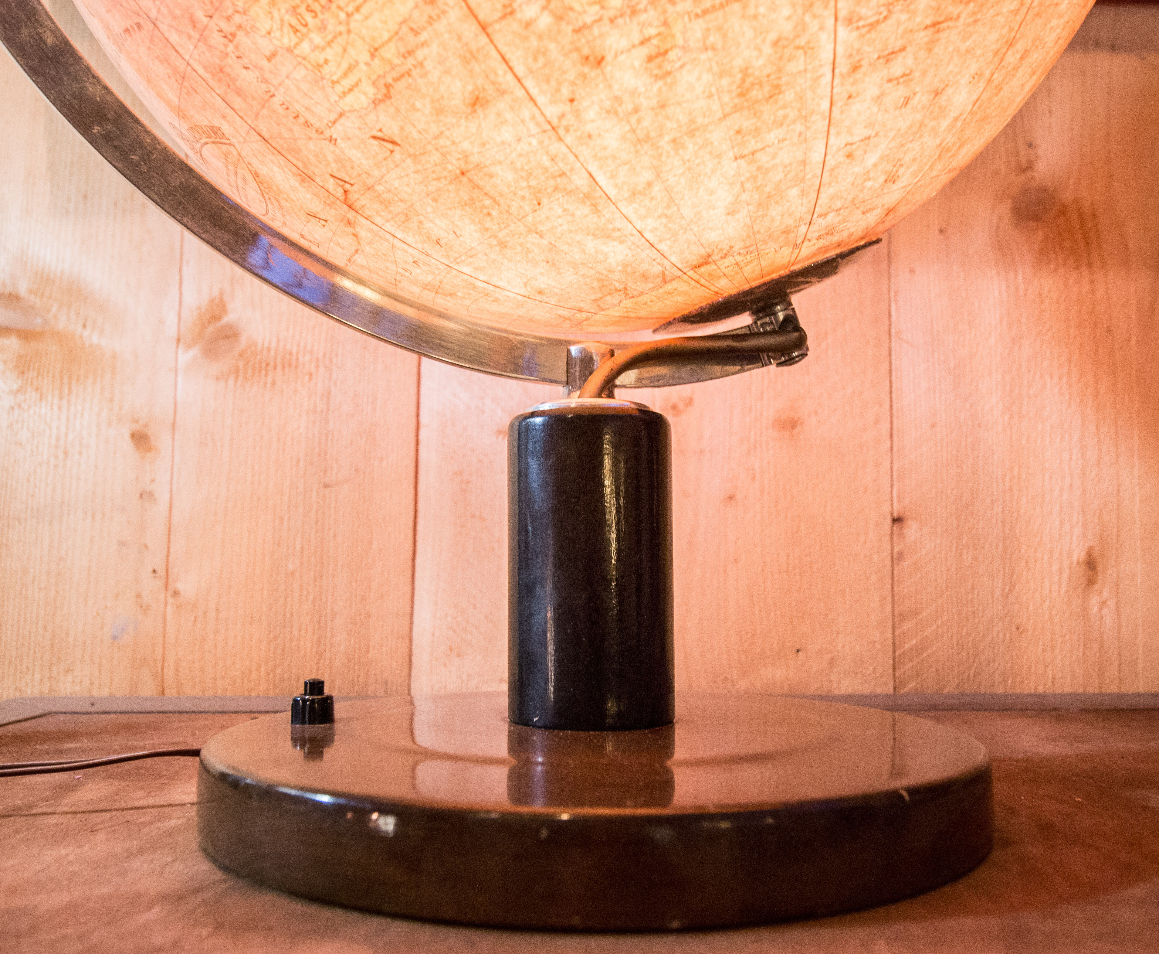 Large glass globe