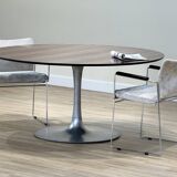 Mid-Century Arkana Round Dining Table in Brazilian Rosewood