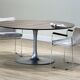 Table à manger ronde Arkana du milieu du siècle en bois de rose brésilien