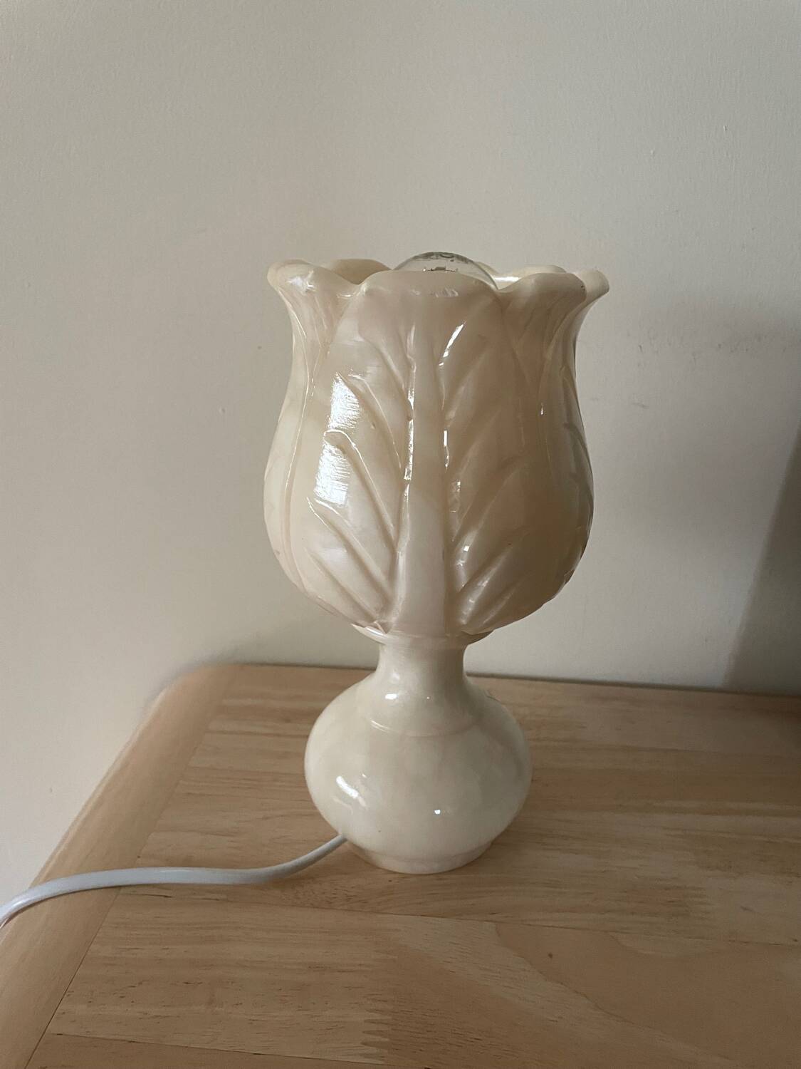 Alabaster table lamp