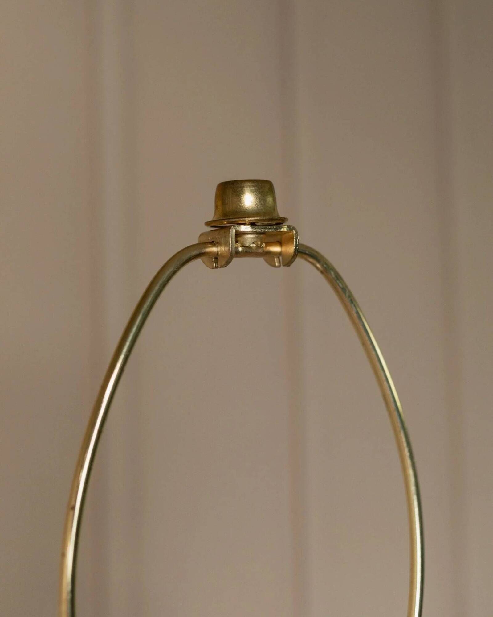 Vintage White Marble Table Lamp, Handmade Italian Modernist 1960s – Brass Accents