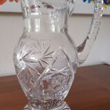Carafe ou pichet en cristal taillé main