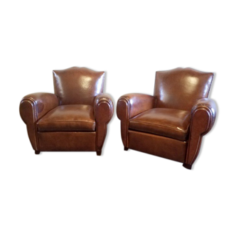 Set of 2 club armchairs