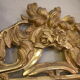Miroir époque Louis XV,  18 eme, restauré au XX eme, bois doré, miroir au mercure d'origine