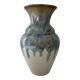 Vase aux coulures bleutées 