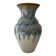 Vase aux coulures bleutées 