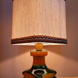 Old vintage design ceramic lamp from the 70s CARI ZALLONI for Steuler