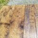 Large rustic farmhouse table bobbin legs