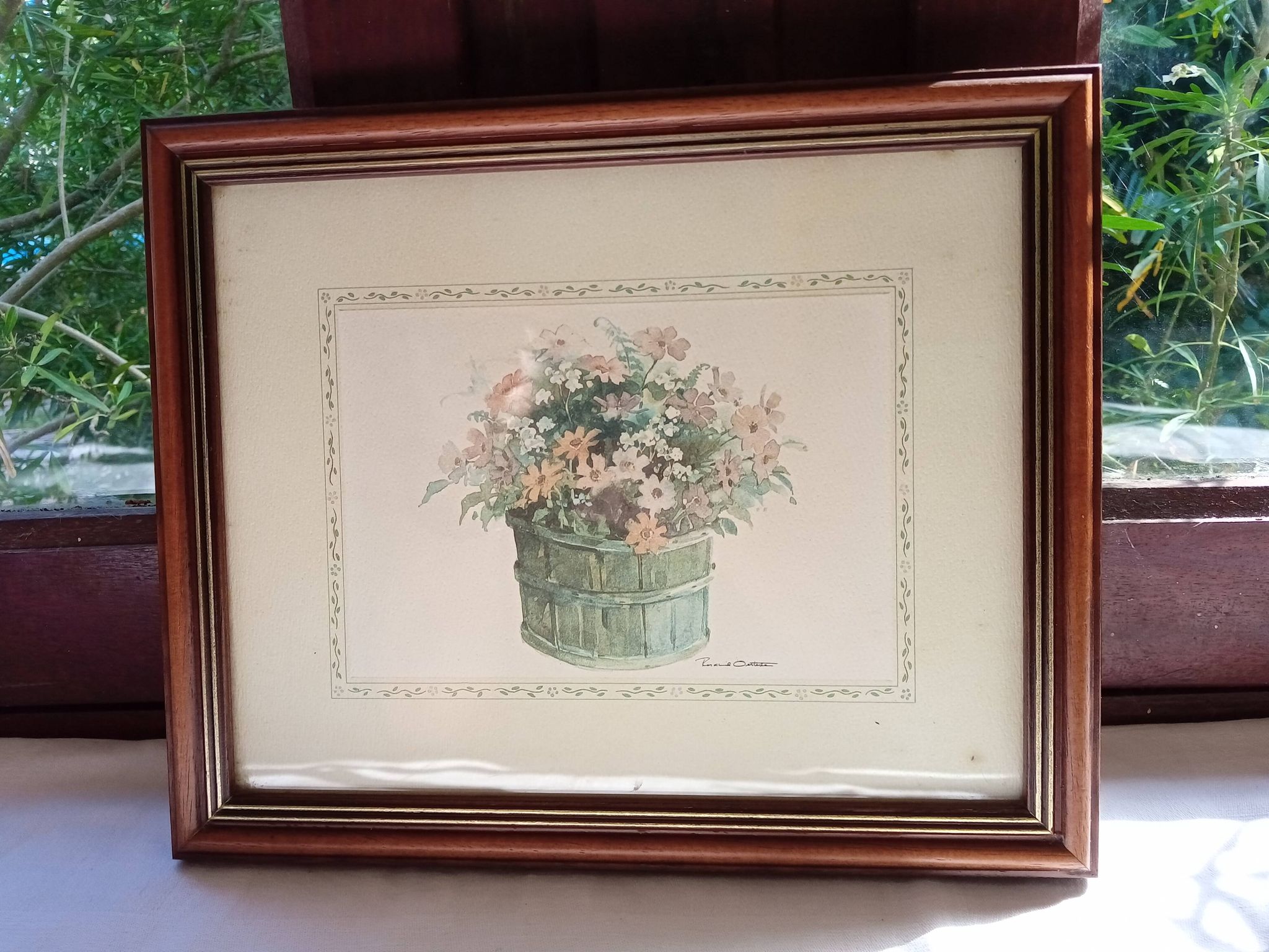 Country bouquet painting
