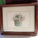 Country bouquet painting