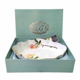 Hand painted porcelain fruit bowl