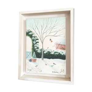 Peinture sur toile christine